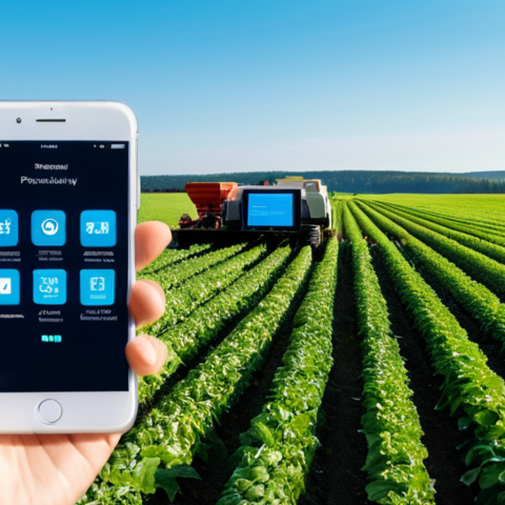 AI-Powered Farm Traceability**

"A modern farm scene showcasing produce being scanned with a handheld device, linking it to a blockchain system. Farmers are present, fully clothed in work attire. Background: Lush fields, clear sky. Focus on technology integration with agriculture. safe for work, appropriate content, fully clothed, professional, perfect anatomy, correct proportions, well-formed hands, proper finger count, natural body proportions, professional photography, high quality."

**