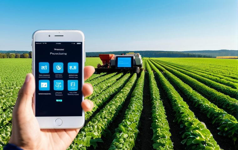 AI-Powered Farm Traceability**

"A modern farm scene showcasing produce being scanned with a handheld device, linking it to a blockchain system. Farmers are present, fully clothed in work attire. Background: Lush fields, clear sky. Focus on technology integration with agriculture. safe for work, appropriate content, fully clothed, professional, perfect anatomy, correct proportions, well-formed hands, proper finger count, natural body proportions, professional photography, high quality."

**