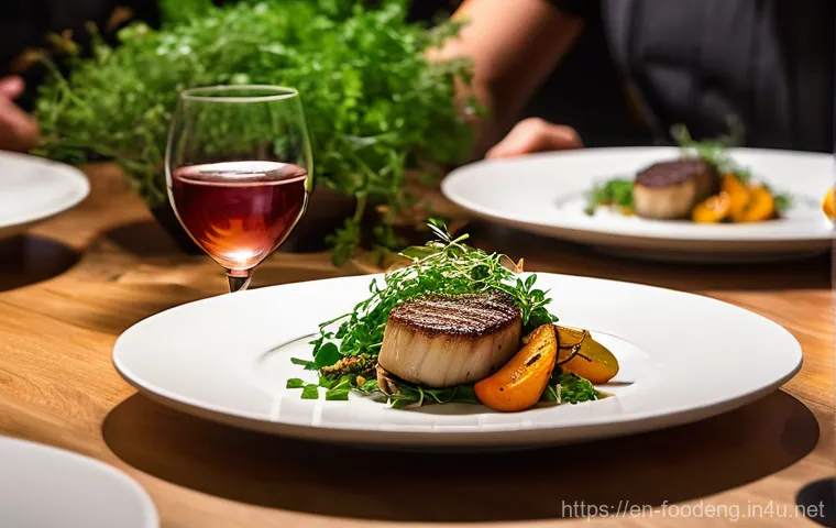 식품에서의 탄소 배출 절감 기술 - **Precision Agriculture in a Modern Farm Landscape**
    An idyllic, yet technologically advanced, a...