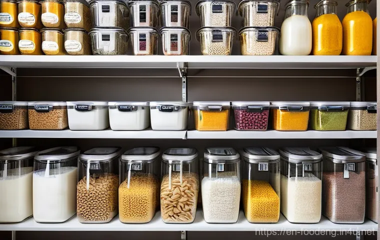 식품위생과 안전 - **Prompt:** A clean and contemporary kitchen countertop during food preparation, emphasizing diligen...