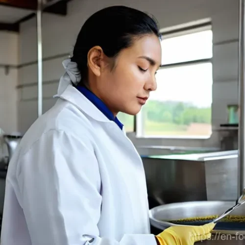 저온살균법과 고온살균법 - **Prompt 1: The Gentle Art of LTLT Pasteurization**
    "A serene, well-lit scene inside a small, ar...