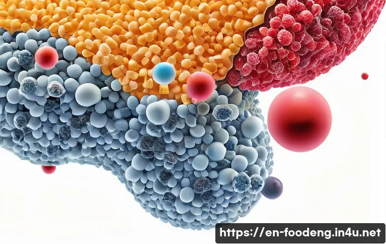 식품 감미료 연구 - A highly detailed scientific illustration of human taste buds interacting with various sweetener mol...